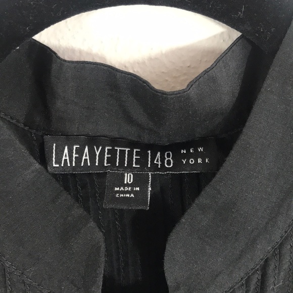 LAFAYETTE 148 NEW YORK Sheer button front duster10 - Picture 2 of 8